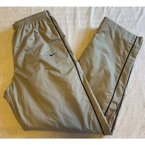 Nike Air Size Medium Track Pants Men Gray NWT Y2K Lined New